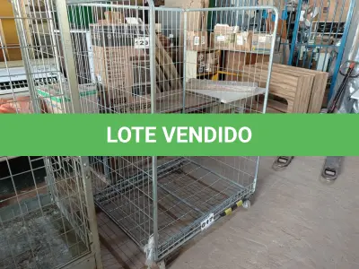 LOTE 049 - 01 - GAIOLA CONTAINER (NO ESTADO, NÃO SABEMOS SE FUNCIONA. LEILÃO NÃO TEM GARANTIA E NEM DEVOLUÇÃO, SUJEITO A POSSÍVEIS AVARIAS VISÍVEIS/OCULTAS E/OU AUSÊNCIA DE COMPONENTES)