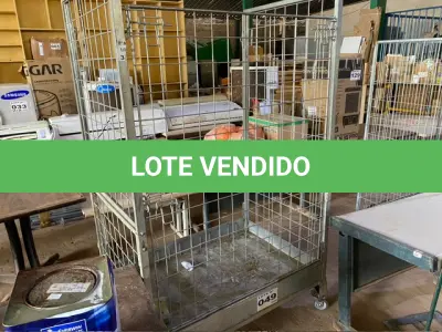 LOTE 049 - 01 - GAIOLA CONTAINER (NO ESTADO, NÃO SABEMOS SE FUNCIONA. LEILÃO NÃO TEM GARANTIA E NEM DEVOLUÇÃO, SUJEITO A POSSÍVEIS AVARIAS VISÍVEIS/OCULTAS E/OU AUSÊNCIA DE COMPONENTES)