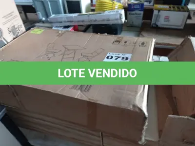 LOTE 079 - 01 - CONJUNTO BISTRO RATTAN 3 PEÇAS (NO ESTADO, NÃO SABEMOS SE FUNCIONA. LEILÃO NÃO TEM GARANTIA E NEM DEVOLUÇÃO, SUJEITO A POSSÍVEIS AVARIAS VISÍVEIS/OCULTAS E/OU AUSÊNCIA DE COMPONENTES)