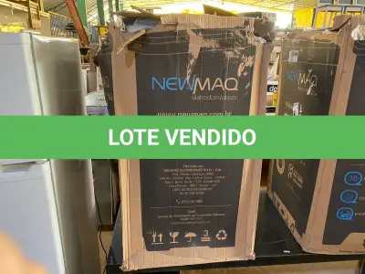 LOTE 015 - 01 - LAVADORA NEWMAQ 10KG 110V (NO ESTADO, NÃO SABEMOS SE FUNCIONA. LEILÃO NÃO TEM GARANTIA E NEM DEVOLUÇÃO, SUJEITO A POSSÍVEIS AVARIAS VISÍVEIS/OCULTAS E/OU AUSÊNCIA DE COMPONENTES)