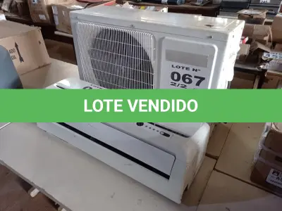 LOTE 067 - 01 KIT AR-CONDICIONADO CONSUL 9000 BTUS (NO ESTADO, NÃO SABEMOS SE FUNCIONA. LEILÃO NÃO TEM GARANTIA E NEM DEVOLUÇÃO, SUJEITO A POSSÍVEIS AVARIAS VISÍVEIS/OCULTAS E/OU AUSÊNCIA DE COMPONENTES)