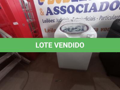 LOTE 006 - 01 LAVA ROUPA MARCA BRASTEMP 15KG 127V (WASHING MACHINE). (NO ESTADO EM QUE SE ENCONTRA. SUJEITO A AVARIAS OCULTAS/VISÍVEIS.) BF8589Y