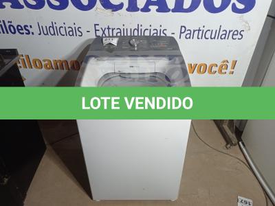 LOTE 011 - 01 MÁQUINA DE LAVAR MARCA BRASTEMP 12KG 220V (WASHER.) (NO ESTADO EM QUE SE ENCONTRA. SUJEITO A AVARIAS OCULTAS/VISÍVEIS.) BF8537E