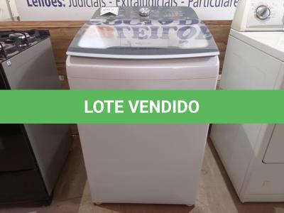 LOTE 003 - 01 LAVA ROUPA (WASHING MACHINE). (NO ESTADO EM QUE SE ENCONTRA. SUJEITO A AVARIAS OCULTAS/VISÍVEIS.) BH1659T