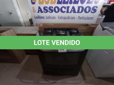 LOTE 002 - 01 FOGÃO (STOVE). (NO ESTADO EM QUE SE ENCONTRA. SUJEITO A AVARIAS OCULTAS/VISÍVEIS.) BF8674U