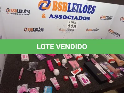 LOTE 119 - 36 – ITENS SEXY SHOP DIVERSOS (NO ESTADO, NÃO SABEMOS SE FUNCIONA. LEILÃO NÃO TEM GARANTIA E NEM DEVOLUÇÃO, SUJEITO A POSSÍVEIS AVARIAS VISÍVEIS/OCULTAS E/OU AUSÊNCIA DE COMPONENTES)