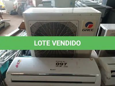 LOTE 097 - 01 KIT AR-CONDICIONADO GREE 30000 BTUS (NO ESTADO, NÃO SABEMOS SE FUNCIONA. LEILÃO NÃO TEM GARANTIA E NEM DEVOLUÇÃO, SUJEITO A POSSÍVEIS AVARIAS VISÍVEIS/OCULTAS E/OU AUSÊNCIA DE COMPONENTES)