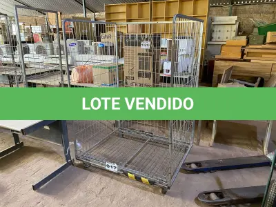 LOTE 017 - 01 - GAIOLA CONTAINER (NO ESTADO, NÃO SABEMOS SE FUNCIONA. LEILÃO NÃO TEM GARANTIA E NEM DEVOLUÇÃO, SUJEITO A POSSÍVEIS AVARIAS VISÍVEIS/OCULTAS E/OU AUSÊNCIA DE COMPONENTES)