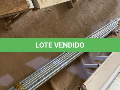 LOTE 048 - 30 – BARRAS DE ELETRODUTOS 3MT (NO ESTADO, NÃO SABEMOS SE FUNCIONA. LEILÃO NÃO TEM GARANTIA E NEM DEVOLUÇÃO, SUJEITO A POSSÍVEIS AVARIAS VISÍVEIS/OCULTAS E/OU AUSÊNCIA DE COMPONENTES)