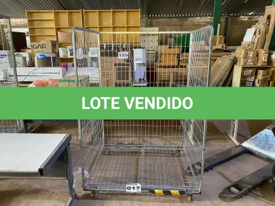 LOTE 017 - 01 - GAIOLA CONTAINER (NO ESTADO, NÃO SABEMOS SE FUNCIONA. LEILÃO NÃO TEM GARANTIA E NEM DEVOLUÇÃO, SUJEITO A POSSÍVEIS AVARIAS VISÍVEIS/OCULTAS E/OU AUSÊNCIA DE COMPONENTES)