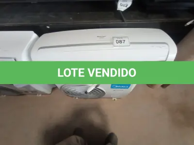 LOTE 087 - 01 AR CONDICIONADO MARCA SPRINGER 18.000BTUS (AIR CONDITIONING). (NO ESTADO EM QUE SE ENCONTRA. SUJEITO A AVARIAS OCULTAS/VISÍVEIS.) BF8716N