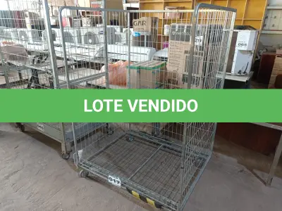 LOTE 049 - 01 - GAIOLA CONTAINER (NO ESTADO, NÃO SABEMOS SE FUNCIONA. LEILÃO NÃO TEM GARANTIA E NEM DEVOLUÇÃO, SUJEITO A POSSÍVEIS AVARIAS VISÍVEIS/OCULTAS E/OU AUSÊNCIA DE COMPONENTES)