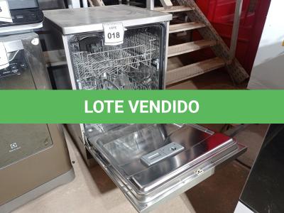 LOTE 018 - 01 MÁQUINA DE LAVAR LOUÇA MARCA BRASTEMP 220V. (DISHWASHER) (NO ESTADO EM QUE SE ENCONTRA. SUJEITO A AVARIAS OCULTAS/VISÍVEIS.) AV9996V