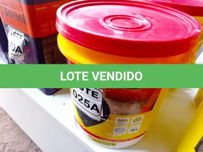LOTE 025 - 01 BALDE DE ADITIVO IMPERMEABILIZANTE P/ARGAMASSA MARCA QUARTZOLIT 18L (NO ESTADO, NÃO SABEMOS SE FUNCIONA. LEILÃO NÃO TEM GARANTIA E NEM DEVOLUÇÃO, SUJEITO A POSSÍVEIS AVARIAS VISÍVEIS/OCULTAS E/OU AUSÊNCIA DE COMPONENTES)
