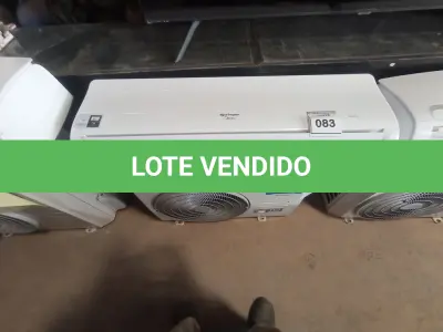 LOTE 083 - 01 AR CONDICIONADO MARCA SPRINGER 24.000BTUS (AIR CONDITIONING). (NO ESTADO EM QUE SE ENCONTRA. SUJEITO A AVARIAS OCULTAS/VISÍVEIS.) BH1671K