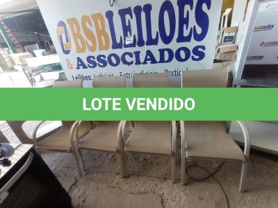 LOTE 048 - 04 CADEIRAS DE JARDIM (CHAIR GARDEN). (NO ESTADO EM QUE SE ENCONTRA. SUJEITO A AVARIAS OCULTAS/VISÍVEIS.) BF8568H/ AV9803U/ BF8568F/ BF8568E
