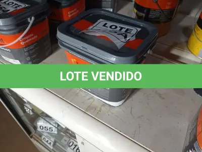 LOTE 115 - 01 BALDE DE MASSA CIMENTO QUEIMADO INTERIOR/EXTERIOR MARCA SUVINIL 5,0KG (NO ESTADO, NÃO SABEMOS SE FUNCIONA. LEILÃO NÃO TEM GARANTIA E NEM DEVOLUÇÃO, SUJEITO A POSSÍVEIS AVARIAS VISÍVEIS/OCULTAS E/OU AUSÊNCIA DE COMPONENTES)