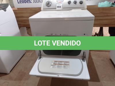 LOTE 004 - 01 SECADORA (DRYER). (NO ESTADO EM QUE SE ENCONTRA. SUJEITO A AVARIAS OCULTAS/VISÍVEIS.) AV9642X