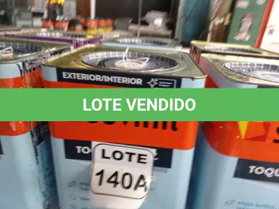 LOTE 140 - 01 LATA DE TINTA BASE COR BRANCO 16L ACRÍLICO PREMIUM MARCA SUVINIL (NO ESTADO, NÃO SABEMOS SE FUNCIONA. LEILÃO NÃO TEM GARANTIA E NEM DEVOLUÇÃO, SUJEITO A POSSÍVEIS AVARIAS VISÍVEIS/OCULTAS E/OU AUSÊNCIA DE COMPONENTES)