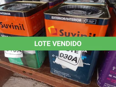 LOTE 030 - 01 LATA DE TINTA BASE COR BRANCO 16L ACRÍLICO PREMIUM MARCA SUVINIL (NO ESTADO, NÃO SABEMOS SE FUNCIONA. LEILÃO NÃO TEM GARANTIA E NEM DEVOLUÇÃO, SUJEITO A POSSÍVEIS AVARIAS VISÍVEIS/OCULTAS E/OU AUSÊNCIA DE COMPONENTES)