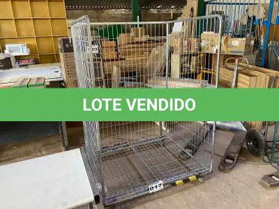 LOTE 017 - 01 - GAIOLA CONTAINER (NO ESTADO, NÃO SABEMOS SE FUNCIONA. LEILÃO NÃO TEM GARANTIA E NEM DEVOLUÇÃO, SUJEITO A POSSÍVEIS AVARIAS VISÍVEIS/OCULTAS E/OU AUSÊNCIA DE COMPONENTES)
