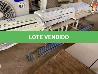LOTE 048 - 30 – BARRAS DE ELETRODUTOS 3MT (NO ESTADO, NÃO SABEMOS SE FUNCIONA. LEILÃO NÃO TEM GARANTIA E NEM DEVOLUÇÃO, SUJEITO A POSSÍVEIS AVARIAS VISÍVEIS/OCULTAS E/OU AUSÊNCIA DE COMPONENTES)