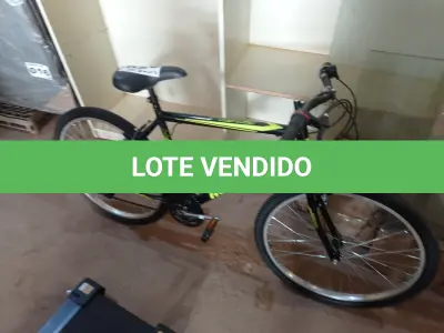 LOTE 078 - 01 - BICICLETA ARO 26 HOUSTON (NO ESTADO, NÃO SABEMOS SE FUNCIONA. LEILÃO NÃO TEM GARANTIA E NEM DEVOLUÇÃO, SUJEITO A POSSÍVEIS AVARIAS VISÍVEIS/OCULTAS E/OU AUSÊNCIA DE COMPONENTES)