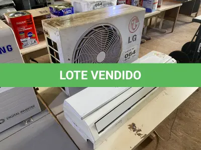 LOTE 064 - 01 KIT AR-CONDICIONADO LG 12000 BTUS (NO ESTADO, NÃO SABEMOS SE FUNCIONA. LEILÃO NÃO TEM GARANTIA E NEM DEVOLUÇÃO, SUJEITO A POSSÍVEIS AVARIAS VISÍVEIS/OCULTAS E/OU AUSÊNCIA DE COMPONENTES)