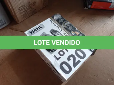 LOTE 020 - 01 - KIT MÁQUINA E APARADOR DE PELOS GROOM PRO CINZA WAHL 220V (NO ESTADO, NÃO SABEMOS SE FUNCIONA. LEILÃO NÃO TEM GARANTIA E NEM DEVOLUÇÃO, SUJEITO A POSSÍVEIS AVARIAS VISÍVEIS/OCULTAS E/OU AUSÊNCIA DE COMPONENTES)