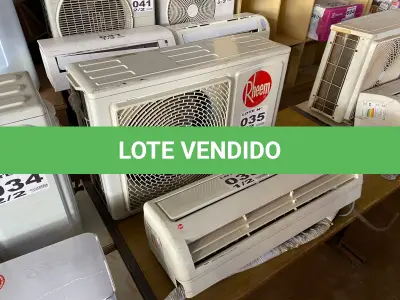LOTE 035 - 01 KIT AR-CONDICIONADO RHEEM 12000 BTUS (NO ESTADO, NÃO SABEMOS SE FUNCIONA. LEILÃO NÃO TEM GARANTIA E NEM DEVOLUÇÃO, SUJEITO A POSSÍVEIS AVARIAS VISÍVEIS/OCULTAS E/OU AUSÊNCIA DE COMPONENTES)