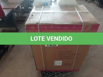 LOTE 120 - 01 - LAVA-LOUÇAS ELECTROLUX 10 SERVIÇOS COM FUNÇÃO HIGIENIZAR LL10X - INOX - 110 VOLTS (LACRADA) (NO ESTADO, NÃO SABEMOS SE FUNCIONA. LEILÃO NÃO TEM GARANTIA E NEM DEVOLUÇÃO, SUJEITO A POSSÍVEIS AVARIAS VISÍVEIS/OCULTAS E/OU AUSÊNCIA DE COMPONENTES)