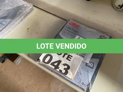 LOTE 043 - 50 - FOLHAS LIXA FERRO 221T GRÃO P100 225X275MM (NO ESTADO, NÃO SABEMOS SE FUNCIONA. LEILÃO NÃO TEM GARANTIA E NEM DEVOLUÇÃO, SUJEITO A POSSÍVEIS AVARIAS VISÍVEIS/OCULTAS E/OU AUSÊNCIA DE COMPONENTES)