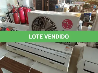 LOTE 098 - 01 KIT AR-CONDICIONADO LG 9000 BTUS (NO ESTADO, NÃO SABEMOS SE FUNCIONA. LEILÃO NÃO TEM GARANTIA E NEM DEVOLUÇÃO, SUJEITO A POSSÍVEIS AVARIAS VISÍVEIS/OCULTAS E/OU AUSÊNCIA DE COMPONENTES)