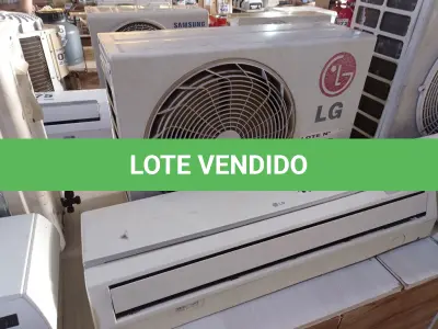 LOTE 093 - 01 KIT AR-CONDICIONADO LG 12000 BTUS (NO ESTADO, NÃO SABEMOS SE FUNCIONA. LEILÃO NÃO TEM GARANTIA E NEM DEVOLUÇÃO, SUJEITO A POSSÍVEIS AVARIAS VISÍVEIS/OCULTAS E/OU AUSÊNCIA DE COMPONENTES)