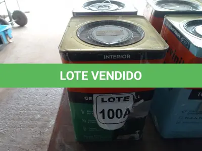 LOTE 100 - 01 LATA DE TINTA COR BRANCO 18L ACRÍLICO MARCA SUVINIL (NO ESTADO, NÃO SABEMOS SE FUNCIONA. LEILÃO NÃO TEM GARANTIA E NEM DEVOLUÇÃO, SUJEITO A POSSÍVEIS AVARIAS VISÍVEIS/OCULTAS E/OU AUSÊNCIA DE COMPONENTES)