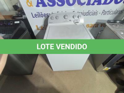 LOTE 008 - 01 LAVA ROUPA MARCA WIRLPOOL 127V (WASHING MACHINE). (NO ESTADO EM QUE SE ENCONTRA. SUJEITO A AVARIAS OCULTAS/VISÍVEIS.) AV9732A