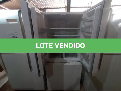 LOTE 015 - 01 REFRIGERADOR INVERSE MARCA BRASTEMP 220V (REFRIGERATOR) (NO ESTADO EM QUE SE ENCONTRA. SUJEITO A AVARIAS OCULTAS/VISÍVEIS.) BH1454N