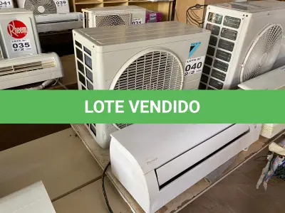 LOTE 040 - 01 KIT AR-CONDICIONADO DAIKIN 12000 BTUS (NO ESTADO, NÃO SABEMOS SE FUNCIONA. LEILÃO NÃO TEM GARANTIA E NEM DEVOLUÇÃO, SUJEITO A POSSÍVEIS AVARIAS VISÍVEIS/OCULTAS E/OU AUSÊNCIA DE COMPONENTES)