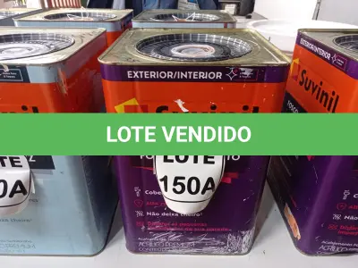 LOTE 150 - 01 LATA DE TINTA BASE COR BRANCO 16L ACRÍLICO PREMIUM MARCA SUVINIL (NO ESTADO, NÃO SABEMOS SE FUNCIONA. LEILÃO NÃO TEM GARANTIA E NEM DEVOLUÇÃO, SUJEITO A POSSÍVEIS AVARIAS VISÍVEIS/OCULTAS E/OU AUSÊNCIA DE COMPONENTES)
