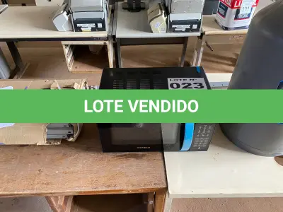 LOTE 023 - 01 - MICRO-ONDAS 21LITROS MONDIAL 110V (NO ESTADO, NÃO SABEMOS SE FUNCIONA. LEILÃO NÃO TEM GARANTIA E NEM DEVOLUÇÃO, SUJEITO A POSSÍVEIS AVARIAS VISÍVEIS/OCULTAS E/OU AUSÊNCIA DE COMPONENTES)