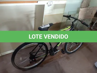 LOTE 078 - 01 - BICICLETA ARO 26 HOUSTON (NO ESTADO, NÃO SABEMOS SE FUNCIONA. LEILÃO NÃO TEM GARANTIA E NEM DEVOLUÇÃO, SUJEITO A POSSÍVEIS AVARIAS VISÍVEIS/OCULTAS E/OU AUSÊNCIA DE COMPONENTES)