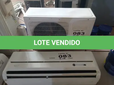 LOTE 083 - 01 KIT AR-CONDICIONADO CONSUL 18000 BTUS (NO ESTADO, NÃO SABEMOS SE FUNCIONA. LEILÃO NÃO TEM GARANTIA E NEM DEVOLUÇÃO, SUJEITO A POSSÍVEIS AVARIAS VISÍVEIS/OCULTAS E/OU AUSÊNCIA DE COMPONENTES)
