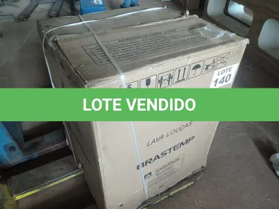 LOTE 140 - 01 - LAVA-LOUÇAS BRASTEMP 14 SERVIÇOS BLF14AB BRANCA 127V (NO ESTADO, NÃO SABEMOS SE FUNCIONA. LEILÃO NÃO TEM GARANTIA E NEM DEVOLUÇÃO, SUJEITO A POSSÍVEIS AVARIAS VISÍVEIS/OCULTAS E/OU AUSÊNCIA DE COMPONENTES)
