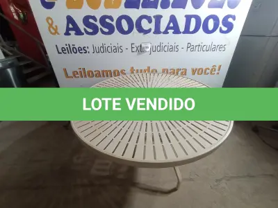 LOTE 039 - 01 MESA DE JARDIM (TABLE GARDEN). (NO ESTADO EM QUE SE ENCONTRA. SUJEITO A AVARIAS OCULTAS/VISÍVEIS.) AV9789S