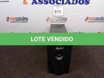 LOTE 016 - 01 NOBREAK UPS1200. (STAMPING MACHINE LATHEM). (NO ESTADO EM QUE SE ENCONTRA. SUJEITO A AVARIAS OCULTAS/VISÍVEIS.)