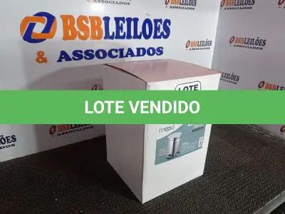 LOTE 177 - 01 LIXEIRA EM INOX C/PEDAL TAMANHO G MARCA GOEDERT GROUP 12L (SEM USO) (NO ESTADO, NÃO SABEMOS SE FUNCIONA. LEILÃO NÃO TEM GARANTIA E NEM DEVOLUÇÃO, SUJEITO A POSSÍVEIS AVARIAS VISÍVEIS/OCULTAS E/OU AUSÊNCIA DE COMPONENTES)