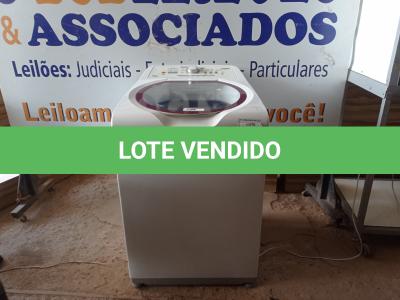 LOTE 001 - 01 LAVA ROUPA (WASHING MACHINE). (NO ESTADO EM QUE SE ENCONTRA. SUJEITO A AVARIAS OCULTAS/VISÍVEIS.) BF8609W