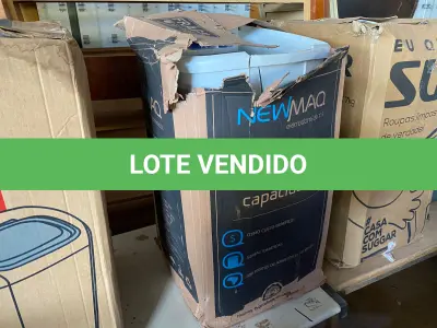 LOTE 025 - 01 - LAVADORA NEWMAQ 16KG 110V (NO ESTADO, NÃO SABEMOS SE FUNCIONA. LEILÃO NÃO TEM GARANTIA E NEM DEVOLUÇÃO, SUJEITO A POSSÍVEIS AVARIAS VISÍVEIS/OCULTAS E/OU AUSÊNCIA DE COMPONENTES)
