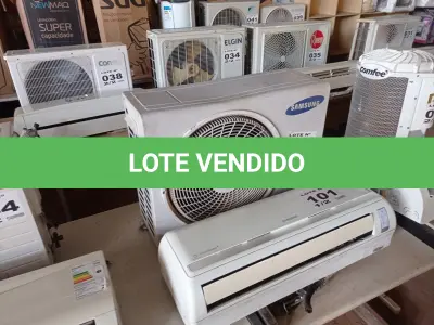 LOTE 101 - 01 KIT AR-CONDICIONADO SAMSUNG 12000 BTUS (NO ESTADO, NÃO SABEMOS SE FUNCIONA. LEILÃO NÃO TEM GARANTIA E NEM DEVOLUÇÃO, SUJEITO A POSSÍVEIS AVARIAS VISÍVEIS/OCULTAS E/OU AUSÊNCIA DE COMPONENTES)