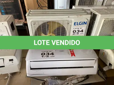 LOTE 034 - 01 KIT AR-CONDICIONADO ELGIN 12000 BTUS (NO ESTADO, NÃO SABEMOS SE FUNCIONA. LEILÃO NÃO TEM GARANTIA E NEM DEVOLUÇÃO, SUJEITO A POSSÍVEIS AVARIAS VISÍVEIS/OCULTAS E/OU AUSÊNCIA DE COMPONENTES)